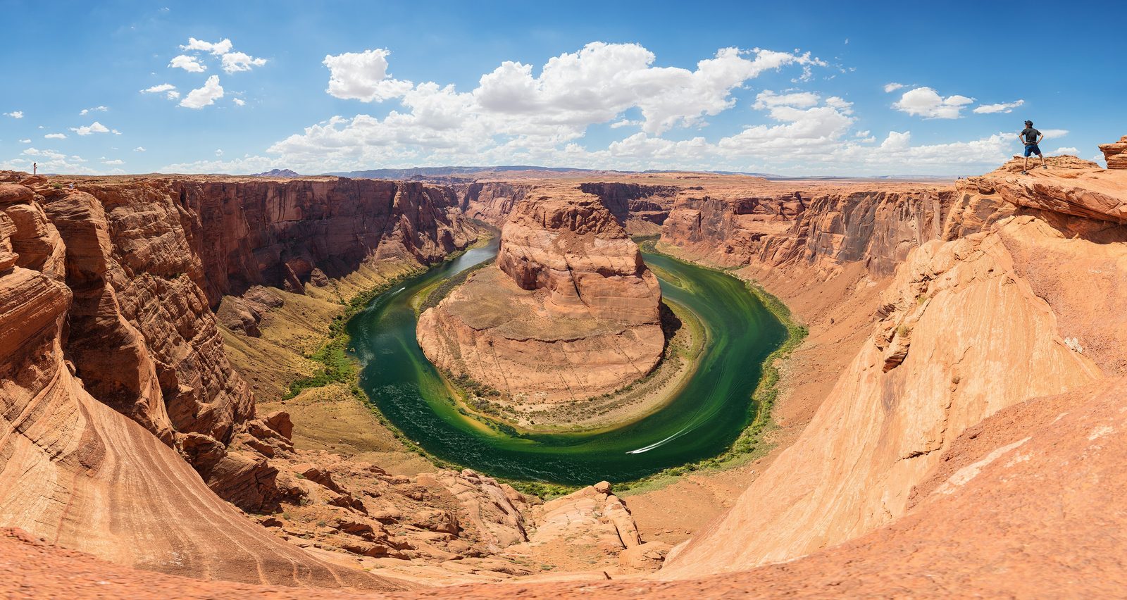 Horseshoe Bend of the Colorado River from the overlook