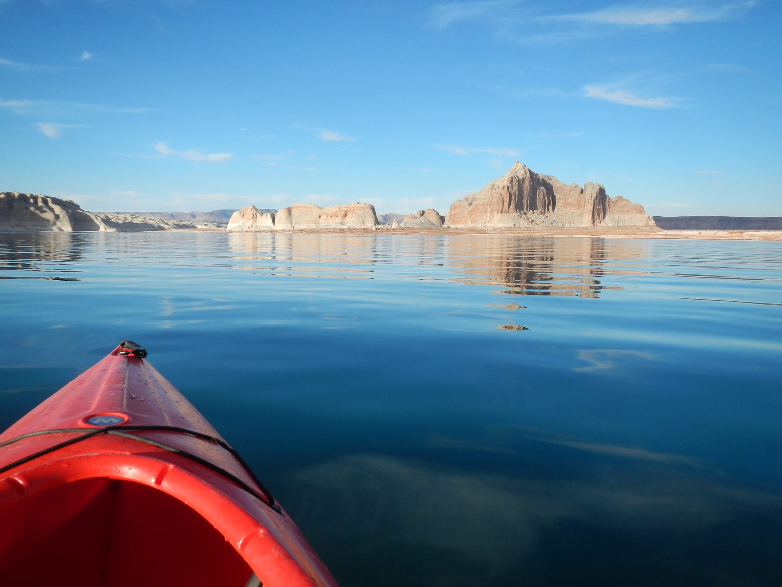 A kayak on Lake Powell