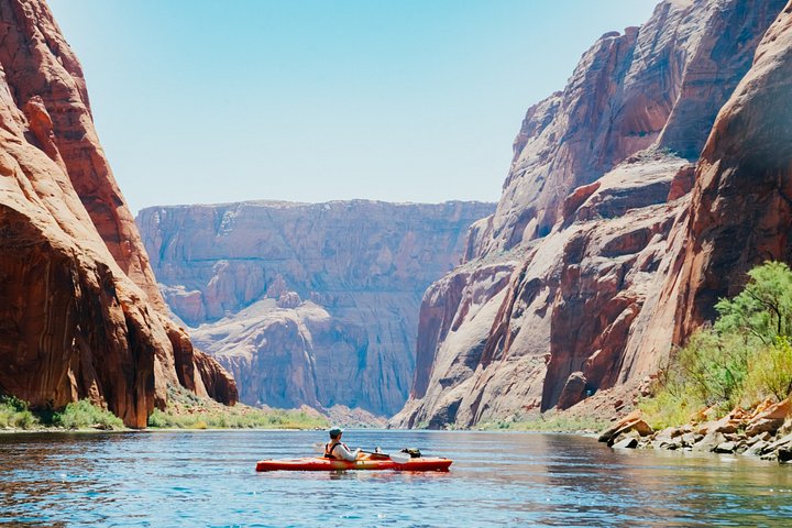 Horseshoe Bend Kayak Tour with Ancient Petroglyph Viewing, photo 3 of 10